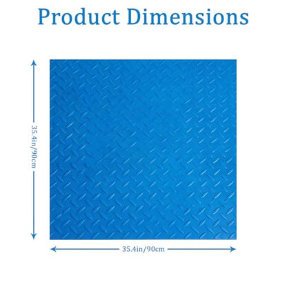 Swimming Pool Ladder Step Mat, 36" x 36" Protective Pool Ladder Pad Step Mat with Non-Slip Texture, Pool Liner Protection Mat for In-ground or Above Ground Pools
