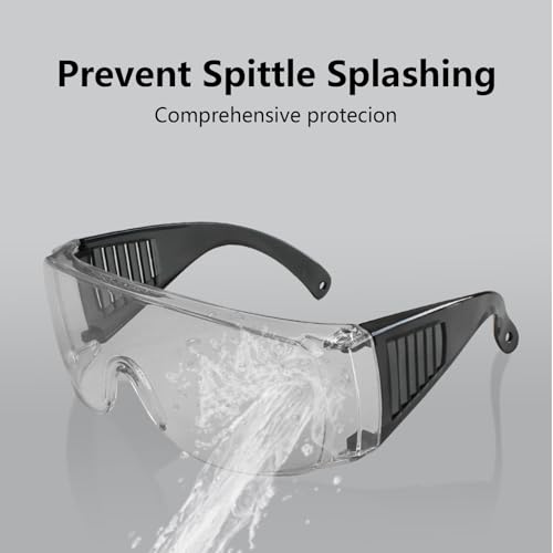 JING LEI Anti Fog Safety Glasses, Safety Goggles Over Eyeglasses, Anti Dust Impact Scratch Resistant Splash Proof Chemical Wrap Around Eye Protection for Lab Nurses Workers Architect Men and Women - color: Gray