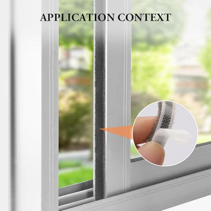 Weather Stripping Door Window Seal, 33Ft Self-Adhesive Brush Door Soundproofing Seal Strip for Sliding Windows and Door Frames, 0.35 Wide X 0.59 Inch Thick, Gray - size: 0.35" Wide x 0.59" Thick