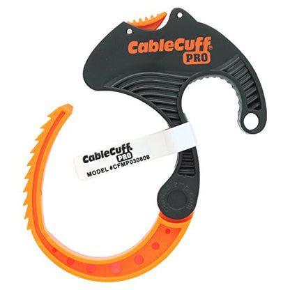 PRO (4 Pack: 4x Medium 2 Inch Diameter) Adjustable, Reusable, Cable Tie Replacements for Extension Cords or Electronics