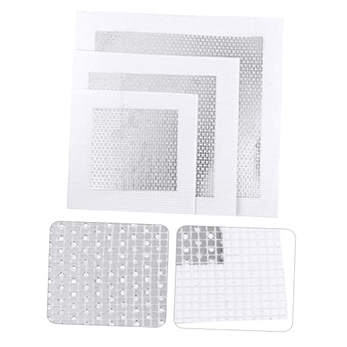 3pcs Self-Adhesive Wall Repair Patch Kit Drywall Repair Stickers for Quick Hole Mending Lightweight Mesh for Smooth Finish for Home Decor and Damage Restoration