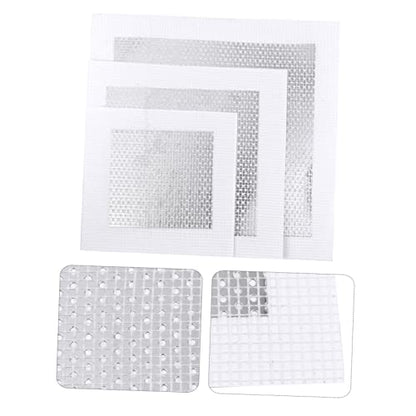3pcs Self-Adhesive Wall Repair Patch Kit Drywall Repair Stickers for Quick Hole Mending Lightweight Mesh for Smooth Finish for Home Decor and Damage Restoration