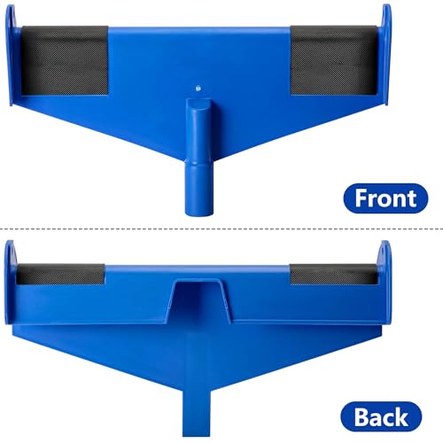 2 Pcs 17 Inch Gutter Ladder Safety Rest-Non-Slip Gutter Guard Ladder Stabilizer-Ladder Safety Helper for Gutters and Roof Safety Protection