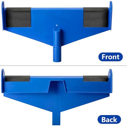 2 Pcs 17 Inch Gutter Ladder Safety Rest-Non-Slip Gutter Guard Ladder Stabilizer-Ladder Safety Helper for Gutters and Roof Safety Protection