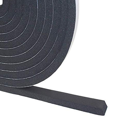 DGSL Foam Insulation Tape, 1/2In x 3/8In x 16.5Ft Weather Stripping Door Seal Strip for Doors and Windows,Sliding Door,Sound Proof Soundproofing Door Seal,Weatherstrip,Air Conditioning Seal Strip - size: 1/2in X 3/8in X 16.5ft