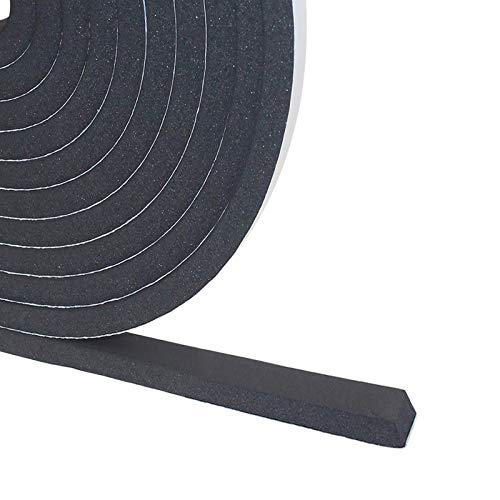 DGSL Foam Insulation Tape, 1/2In x 3/8In x 16.5Ft Weather Stripping Door Seal Strip for Doors and Windows,Sliding Door,Sound Proof Soundproofing Door Seal,Weatherstrip,Air Conditioning Seal Strip - size: 1/2in X 3/8in X 16.5ft