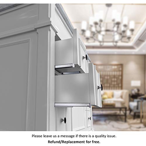 5 Pairs (10 Pcs) 21 Inch Soft Close Undermount Drawer Slides, Full Extension Heavy Duty 85lb Capacity, Includes All Mounting Hardware for Complete Cabinet Renovation - size: 21 Inch, style: Soft Close - 5 Pairs