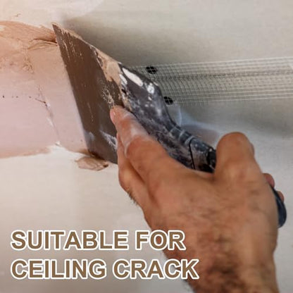 PATIKIL Drywall Repair Mesh Tape, 3 inch x 164 ft Fiberglass Repair Patch Self-Adhesive Dry Wall Joint Tape 8 Mesh Wall Hole Crack and Seam Patch, White - size: 3 inch x 164 Feet