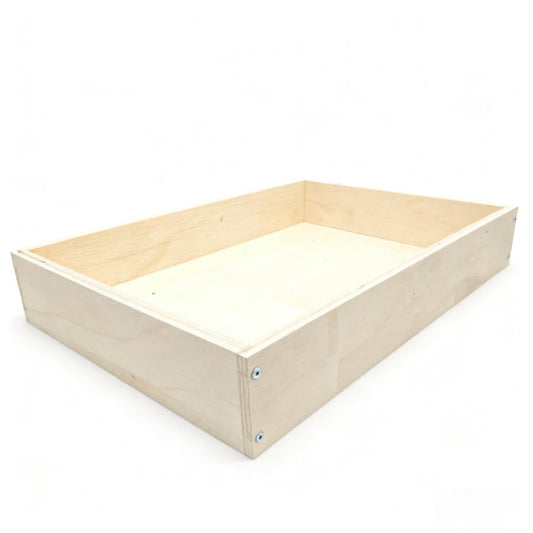 14" W x 19" D x 3.5" H Replacement Kitchen Drawer Box – DIY Kit for Cabinet Drawer Replacement, Pull Out Cabinet Drawers, Wooden Rollout Shelves & Sliding Drawers for Kitchen Cabinets 19–21" Deep