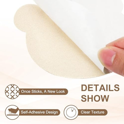 PATIKIL Leather Repair Patch, 2 Pcs 4 x 3.5 Inch Self-Adhesive Vinyl Patch Furniture Tape Repair Kit for Sofas Couches Stools Chairs Cabinets Bags, Beige - color: Beige
