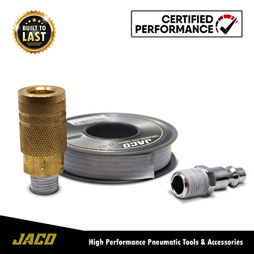 JACO ThreadPro High-Density Thread Seal Tape - 1/2" x 125 ft. (Mega Roll) | Professional PTFE Pipe Sealant | Plumbers Tape - size: 1/2" X 125 Ft (1-pack)