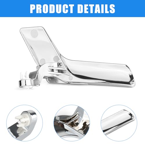 Inside Interior Door Handle Repair Kit Right Passenger Side Replacements for Mercedes-Benz C250 C280 C300 C350 C400 C63 GLK250 GLK280 GLK300 GLK350 Replaces 2047202763, 2047201271 Silver