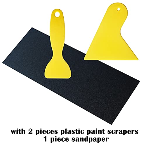 Drywall Repair Patch, Wall Patch Repair Kit, Self Adhesive Wall Mesh Repair, Large Hole Patch for Drywall, Sheet Rock Patch, Aluminum Sheetrock Ceiling Dry Wall Patch and Grit Sandpaper Scraper - size: 6 in. x 6 in.