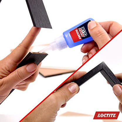Loctite Super Glue Professional Liquid, Clear, 0.7 fl oz Bottle, 3 Pack - Superglue for Plastic, Wood, Metal, Crafts & Repair, Cyanoacrylate Adhesive Instant Glue, Quick Dry - size: 3 Pack