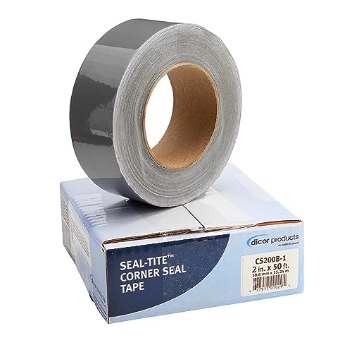 Dicor CS200B-1 Seal-Tite Corner Seal Tape - 2" x 50' Roll - RV, Trailer, Motorhome Repair Tape - size: 2" x 50'