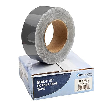 Dicor CS200B-1 Seal-Tite Corner Seal Tape - 2" x 50' Roll - RV, Trailer, Motorhome Repair Tape - size: 2" x 50'