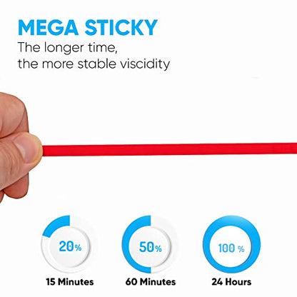 HPP Double Sided Tape Clear, Heavy Duty Tape, Strong and Permanent for Outdoor and Indoor, (0.25 x 16ft) - size: 0.25 x 16ft