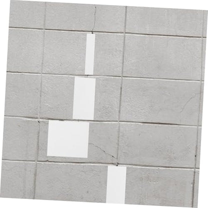 Housoutil 12pcs Wall Panel Repair Stickers Skirting for Mobile Home Exterior Self-Adhesive Patch Siding Patches for Wall Drywall Repair Blemishes Tools Siding Tools Waterproof Vinyl White