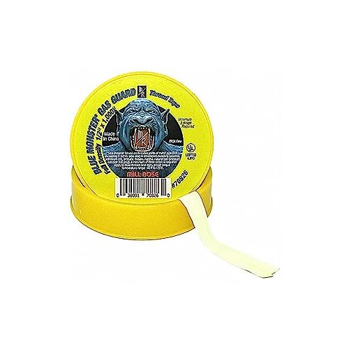 Millrose 70826tape-caulkPTFE Thread Seal Tape Alcohols, Gasohol, Aliphatic solvents, Aromatic solvents, Chlorinated solvents
