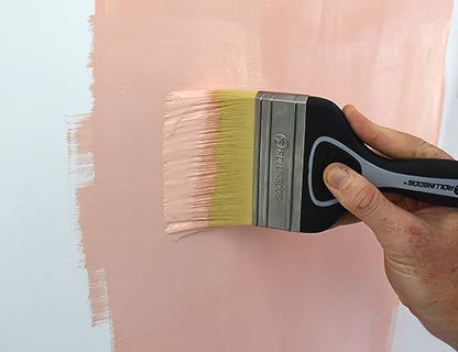 ROLLINGDOG 4 Inch Paint Brush -Soft Paint Brush for Smooth Surfaces,Wall Paint,Ceiling,Blinds,Large Surface Areas(100mm) - color: Soft Paint Brush 100mm