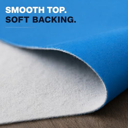From Plain to Beautiful in Hours AlphaCover Blue Protective Floor Covering | 82' x 39.4" Roll, Self-Adhesive Floor Protector for Moving & Construction, Waterproof & Breathable, 540 Sq. Ft. (2 Rolls) - size: 2 Roll