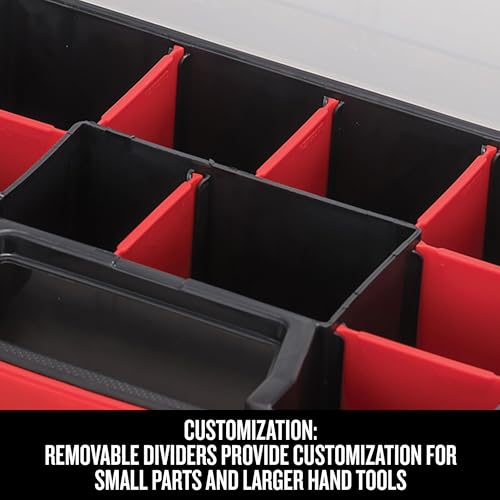 CRAFTSMAN 10-Compartment Small Tool Storage Organizer, Plastic (CMST14021) (Pack of 6) - size: 1 Count (Pack of 6), style: Small Organizer