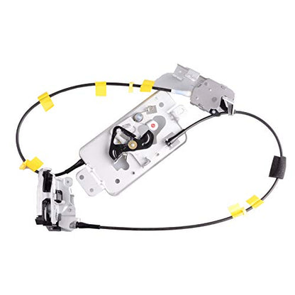 Door Lock Latch Assembly w/Cable Compatible with Ford F-150 Extended Cab 2004-2008 Driver Door Rear Left Lower&Upper Latch 6L3Z18264A01B - size: F150 04-08 Rear Left