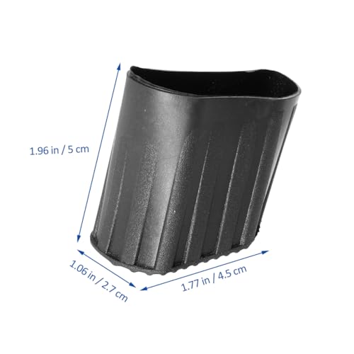 TEHAUX 4pcs Slip Mats for Stairs Outdoor Ladder Protective Pad Skid Step Mat Easy Install Step Ladder Feet Covers