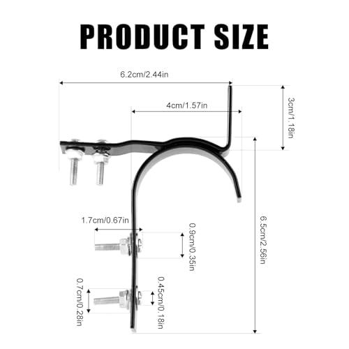 Mailbox Latch and Handle Kit, Metal Secure Replacement Set for Mailbox Door Repair Accessories with Screws Gaskets Nuts Easy to Install Compatible with Most Standard Mail Boxes