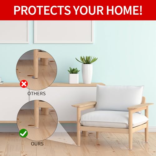 407 PCS Felt Furniture Pads for Hardwoods Floors, Self Adhesive Felt Pads for Chairs, Cuttable Anti-Scratch Furniture Feet Floor Protectors for Chair Sofa Bed Table Cabinet (Beige) - size: 407pcs Beige