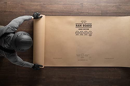 Ram Board Home Edition, Heavy Duty 36 inch x 50 feet Painting, Remodeling, Construction,Temporary Floor Protection (150 Sq. Ft.)