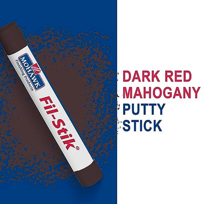 Mohawk Fil-Stik Wax Putty Stick, Dark Red Mahogany M230-0227, 1 Count - color: Dark Red Mahogany