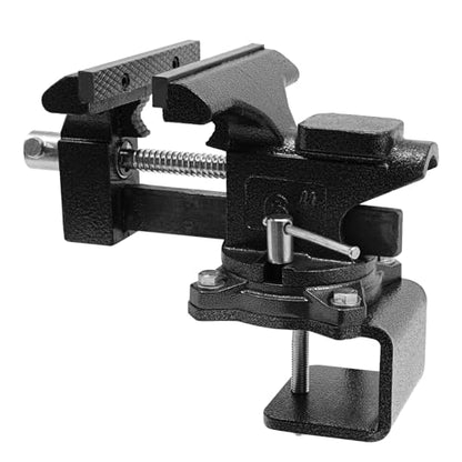 Bench Vise, 4.5"/6" Heavy Duty Cast Iron Workbench Vise with Anvil, 2-in-1 270-Degree Swivel Multipurpose Vise, Table Clamp for Woodworking Drilling, Pipe Cutting, Welding and DIY (6in) - size: 6in
