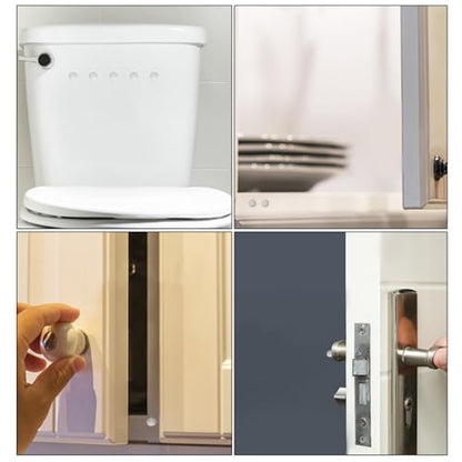 8 Pack 1/2 inch Overlay Soft Close Cabinet Door Hinges for Kitchen Cabinet Hinges Hidden Hinge Stainless Steel Concealed Kitchen Cabinet Hinge Self Closing Screw Holes Distance of Cup is 45 mm