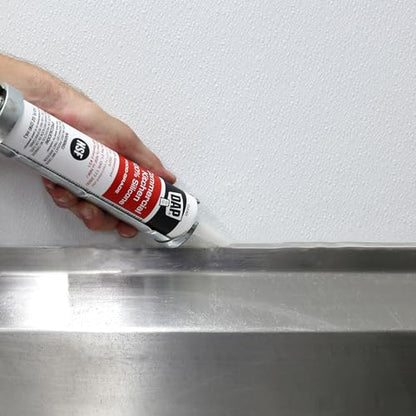 DAP Commercial Kitchen 100% Silicone Sealant, Clear, 9.8 Oz (7079808658)