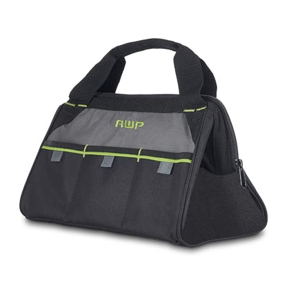 AWP Tool Bags, Premium Tool Bag, Black, Durable Tool Tote, for Professionals and Contractors - size: 13 Inch, style: Tool Bag