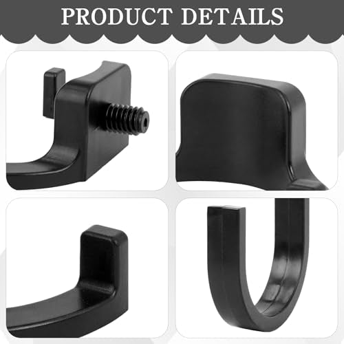 9 Pcs ABS Storage Shed Tool Hooks, J, U and V Shape Items Hangers, Storage Shed Shelves Tool Organizing Accessories for Ladders, Bulk Items