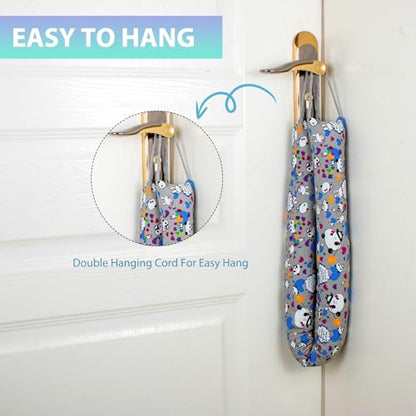 Weighted Door Draft Stopper, 2 Pack 36 Inch Under Door Blocker, Bottom of Door Window Air Noise Light Gap Filler, Saving Energy Cartoon Print Canvas Cotton 2.5Lb - size: 36 inch