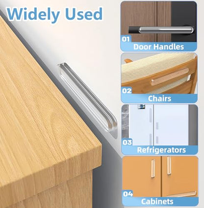 ZOMPAGO Clear Silicone Cabinet Bumpers 50 Pcs - Self-Adhesive Sound Dampening Pads, Furniture Protectors & Non-Slip Anti-Slip Pads for Drawers, Table Tops, Hardwood Floors, Chair Legs, Wall Protection - size: 50 Pcs