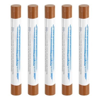 HARFINGTON 5pcs Wood Filler Sticks Wooden Wax Touch Up Furniture Repair Crayons for Scratch Hole Wood, Crimson D - color: Crimson D