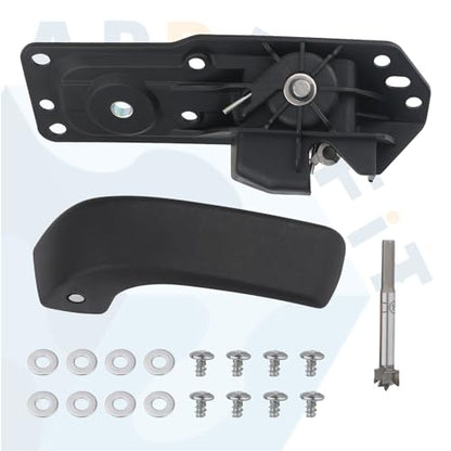 APPERFiT Interior Door Handle for Right Passenger Side Door Panel Compatible with 2007-2014 Chevy Chevrolet Silverado/GMC Sierra Truck 1500 2500 3500 Door Parts 20833602 20871483 - size: RH