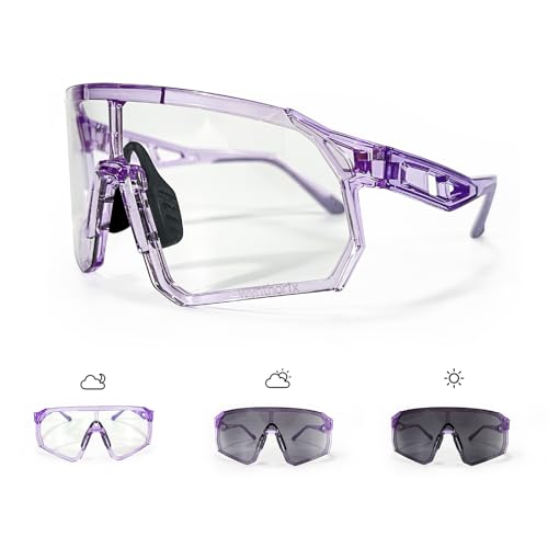 Pickleball Glasses for Women Teens Protective Eyewear Safety ANSI Z87.1 Tennis Squash Racquetball Goggles - color: Purple
