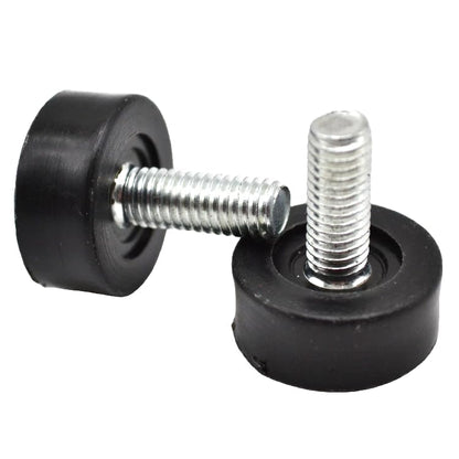 8 Pack 3/8" Wire Shelving Rack Thread Leveling Feet Bolt, Furniture Adjustable Leg for Chair Stool Table Cabinet Cupboard Couch Desk Sofa - style: Leveling Feet 8 Pack