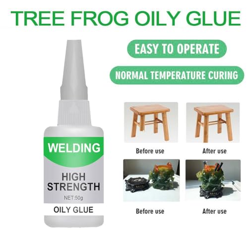 2Pack Universal Strong Glue,Multifunctional Fast Repair Instant Welding Glue,High-Strength Oily Glues for Metal, Plastic, Wood, Ceramics, Leather, Glass, - color: 2pcs