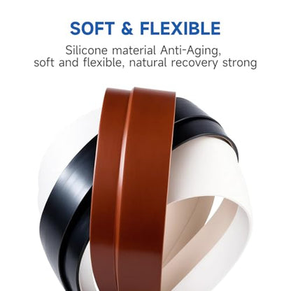 1 pc Strong Silicone Door Draft Stopper Under Door Draft Blocker, Insulator Door Sweep Weather Stripping, Noise Stopper, 38" Length, Strong Adhesive