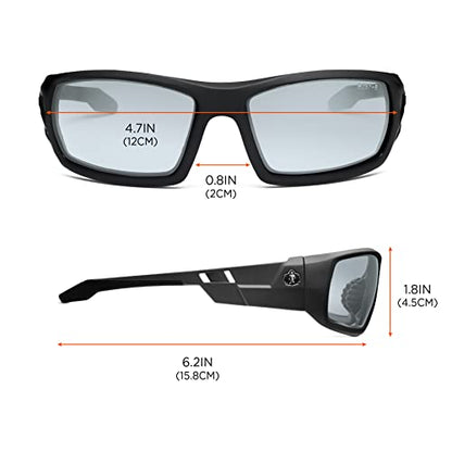 Ergodyne Skullerz ODIN Anti Scratch Safety Glasses, Anti-Fog, ANSI z87.1 - color: In/Outdoor Lens