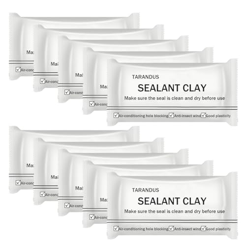 10 Pack Waterproof Sealant Mastic – Quick Repair Sealing Clay for Wall Holes, Drain Connections, Air Conditioning Ducts, Strong Waterproof Putty for Home & Professional Repairs (10 Pack - 1.1 oz) - color: 10 Pack - 1.1 oz