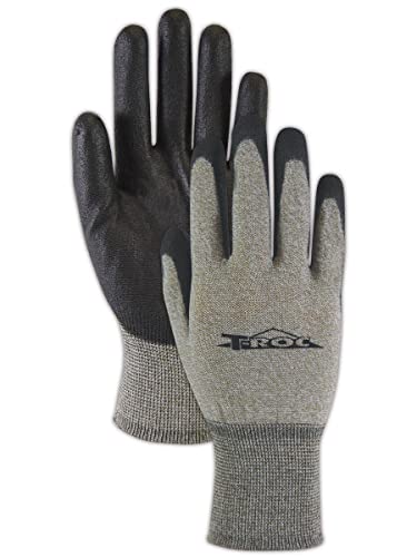 MAGID Safety T-ROC TOUROCXL Coated Work Gloves | 15-Gauge Touchscreen Capable Polyurethane Palm Coated Gloves - Cut Level 1, Abrasion Level 4, XL (1 Pair) - size: 10/XL, style: 1 Pair