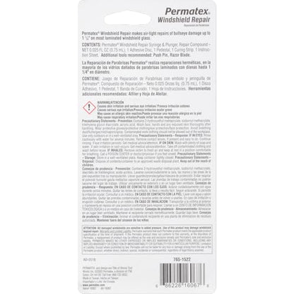 Permatex 16067 Bullseye Windshield Repair Kit, .025 oz. Syringe, .025 Ounce Syringe , White - size: .025 Ounce Syringe