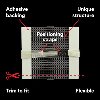 3M High Strength Large Hole Repair Plate, 4-pack